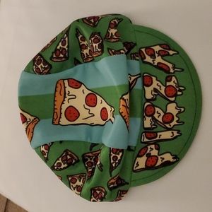 Pizza cycling cap